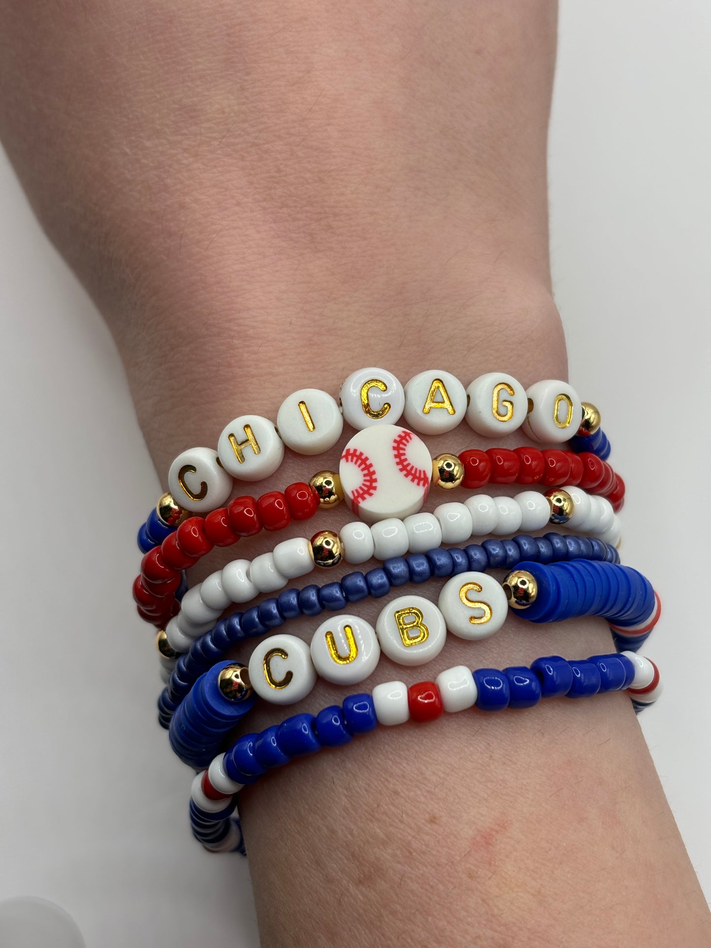 “Cubs” Bracelet Stack