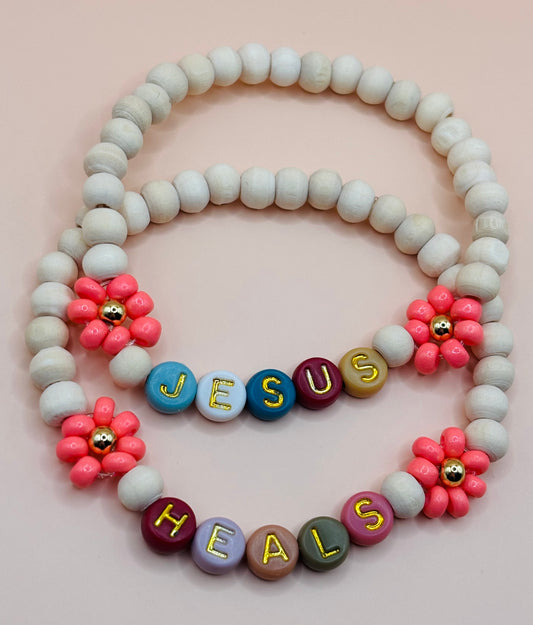 “Jesus Heals” Bracelet Set