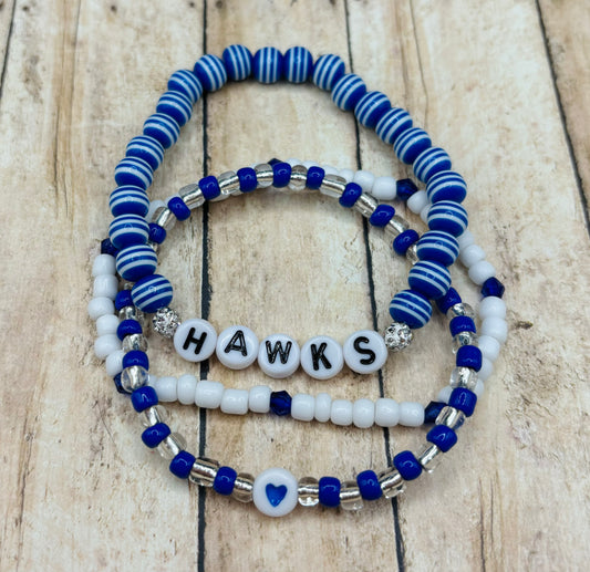 “Hawks” Bracelet stack