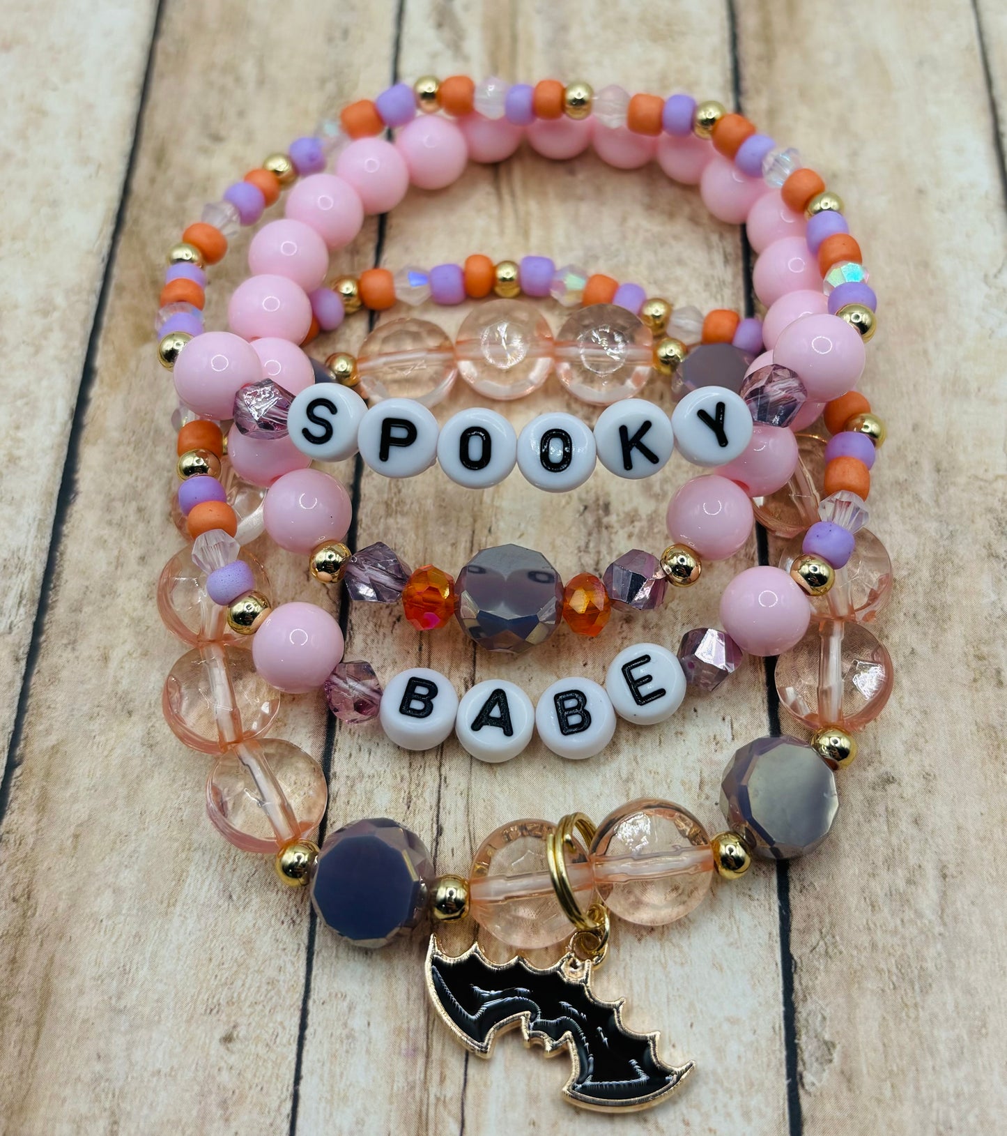 “Spooky Babe” Bracelet Stack