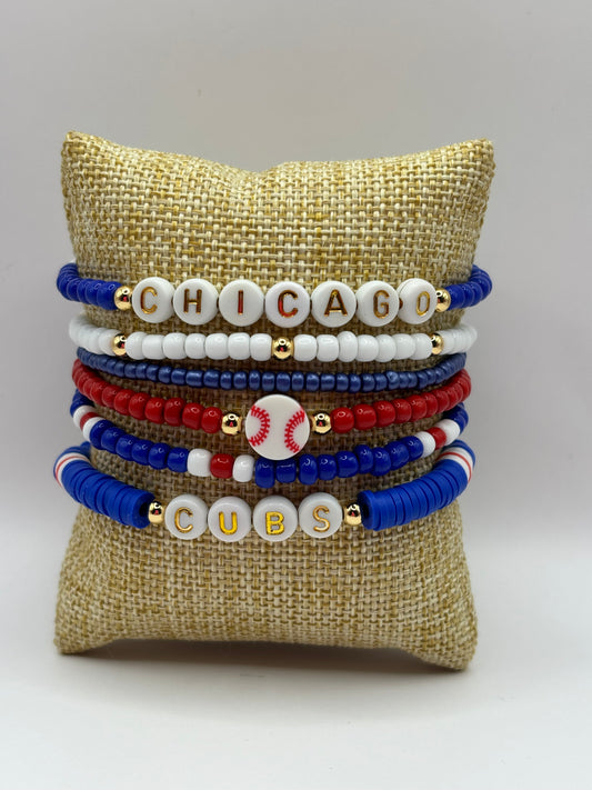 “Cubs” Bracelet Stack