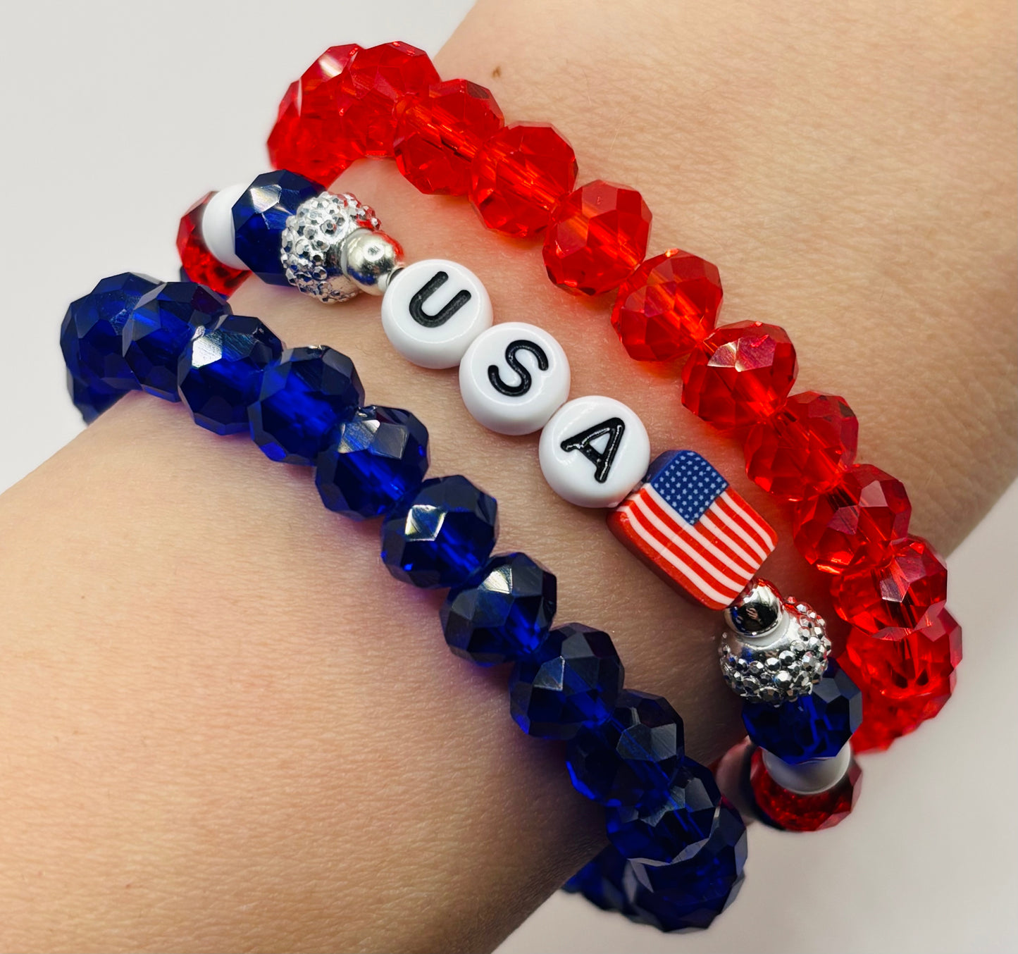 “USA 3” Bracelet Stack