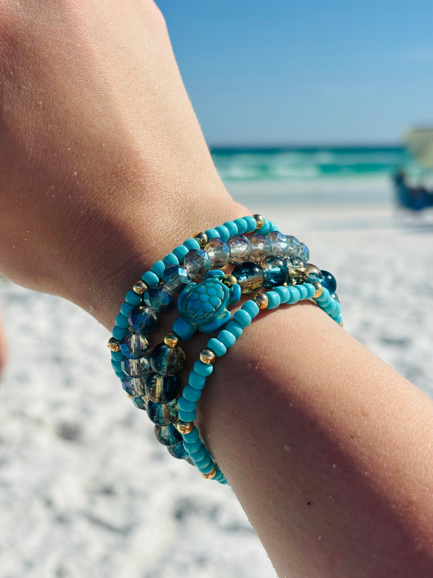 “Sea Turtle” Bracelet Stack