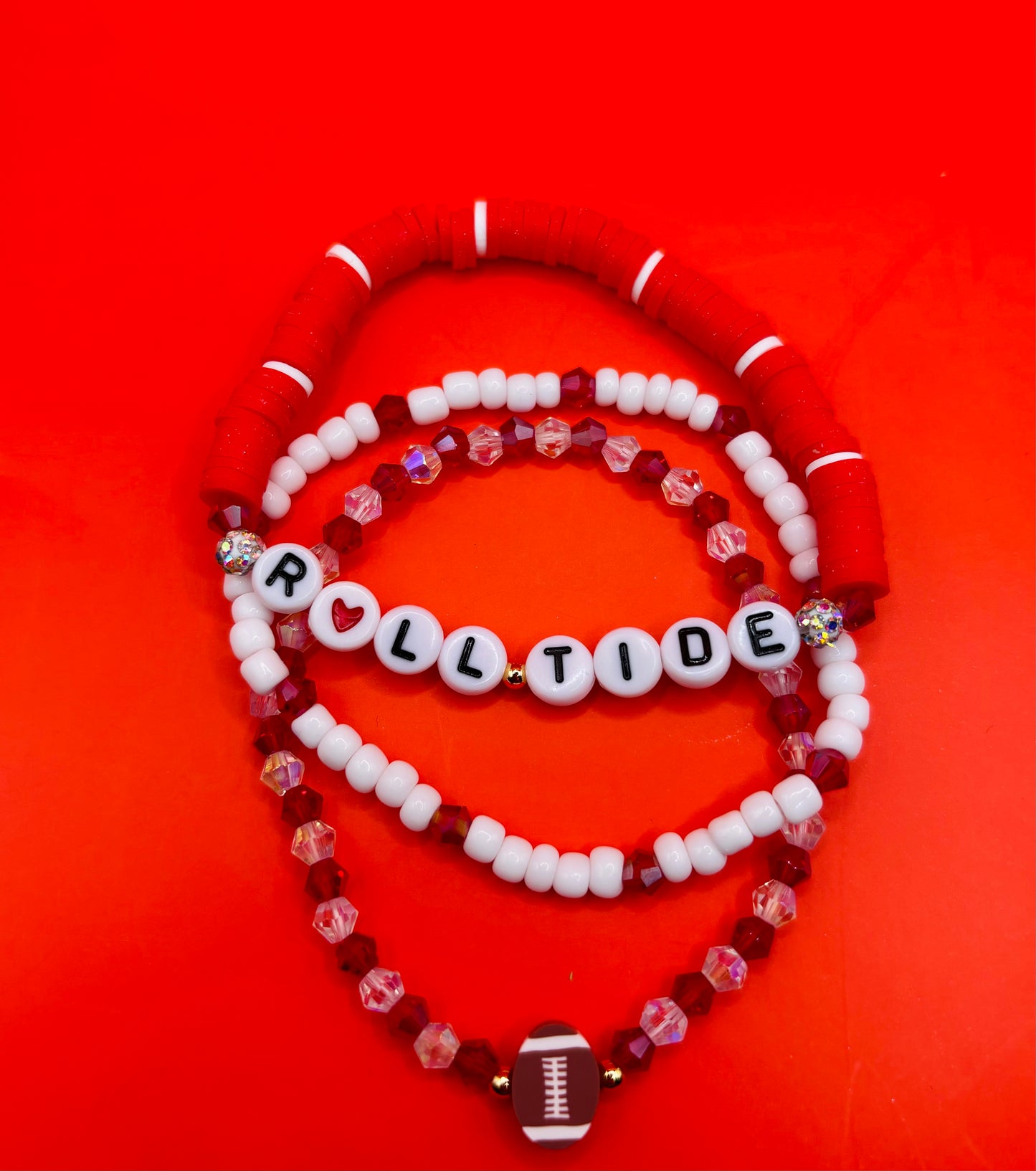 “Roll Tide” Bracelet Trio