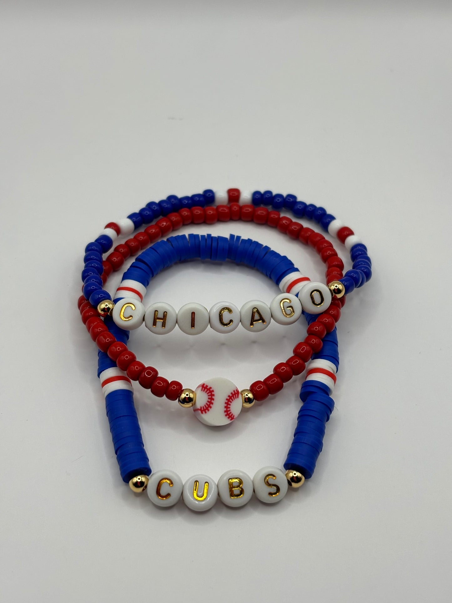 “Cubs” Bracelet trio