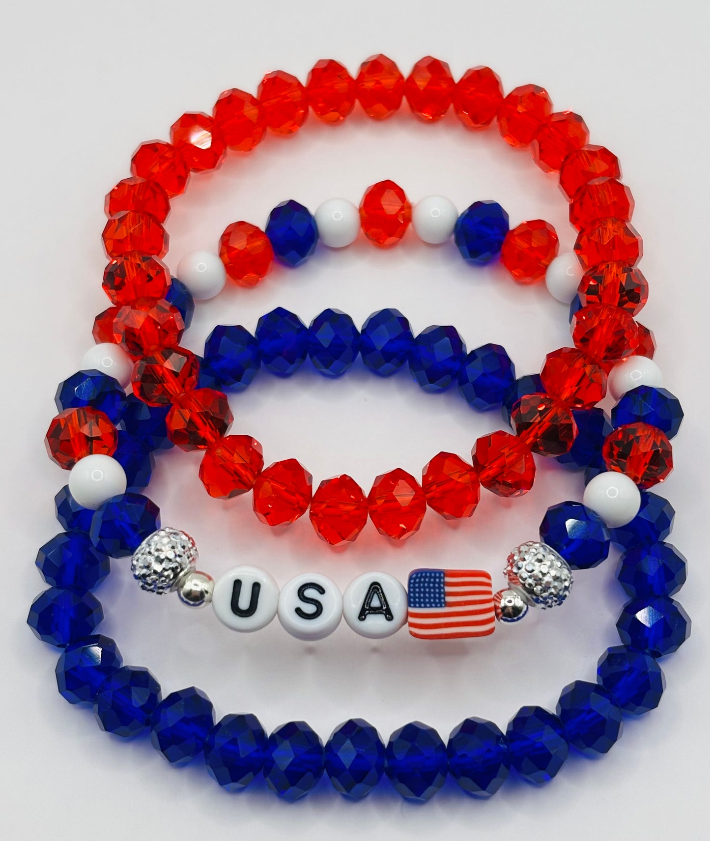 “USA 3” Bracelet Stack