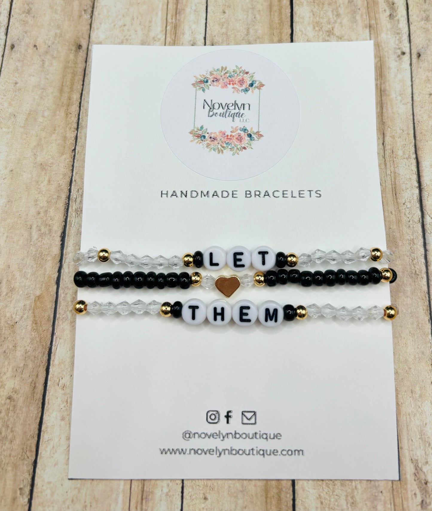 “Let them” Bracelet Stack