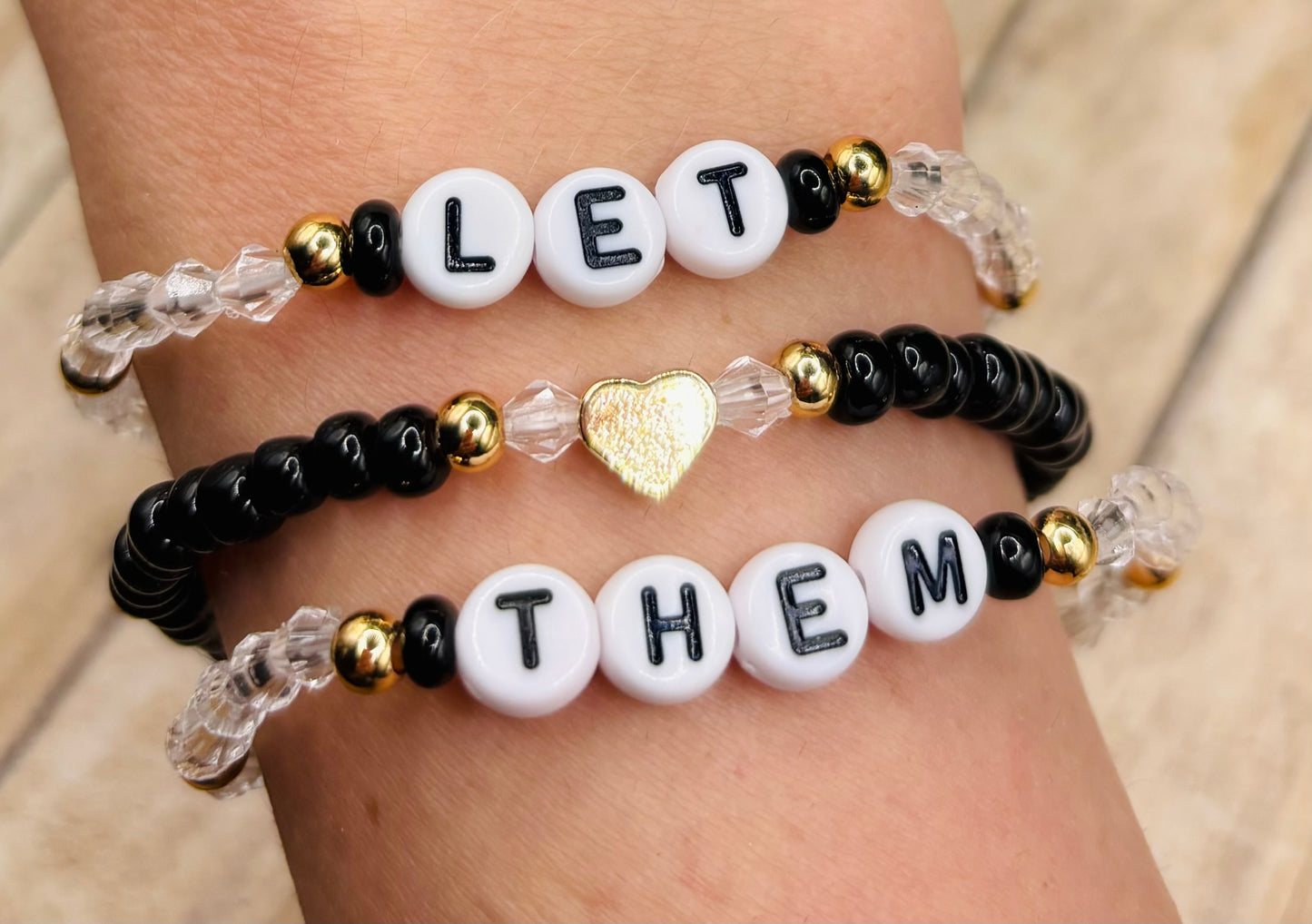 “Let them” Bracelet Stack