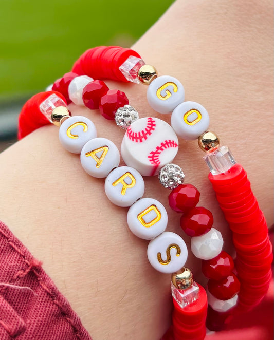 “Go Baseball” Bracelet Stack