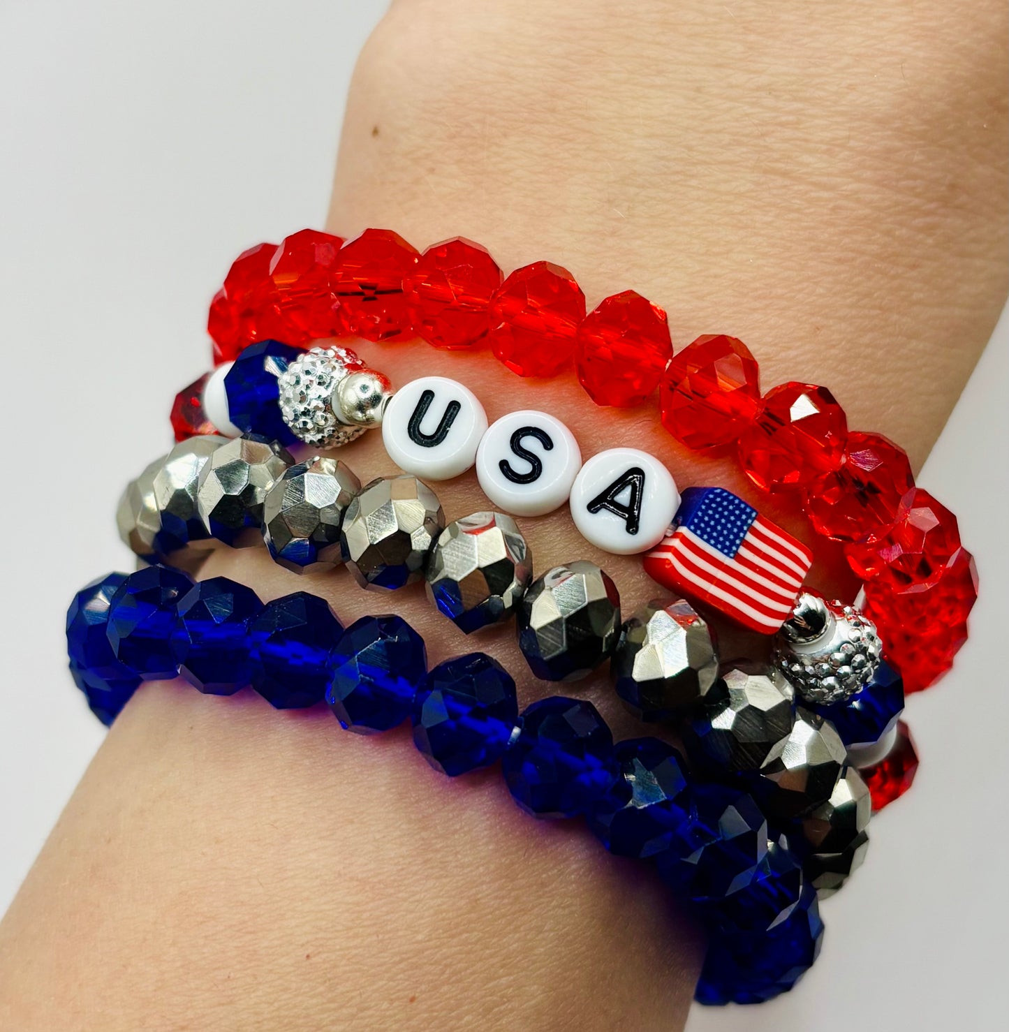 “USA 4” Bracelet Stack