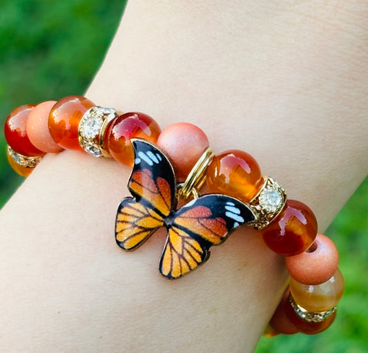 “Monarch Butterfly” Bracelet Single