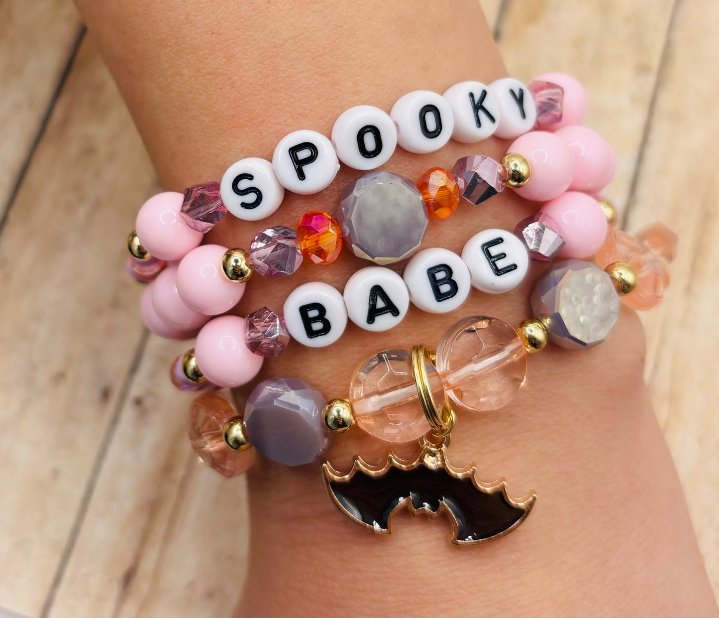 “Spooky Babe” Bracelet Stack