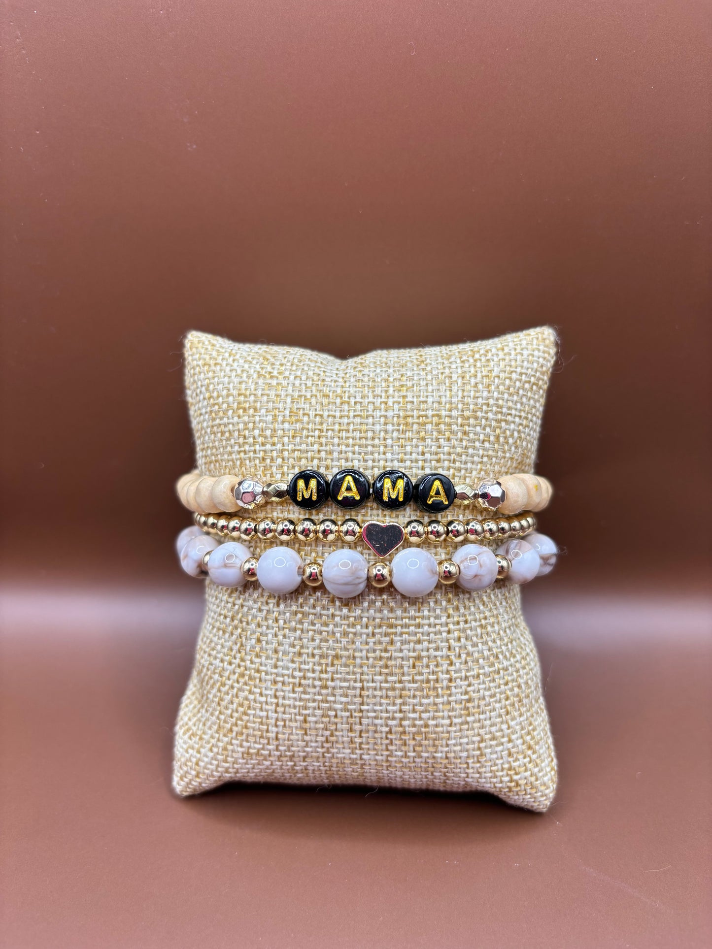 "Mama" Bracelet Stack