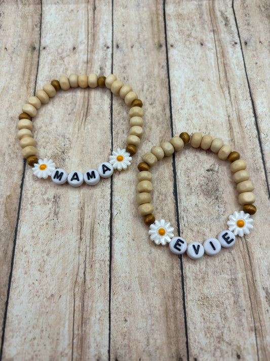 "Daisy Mama & Mini" Bracelet set