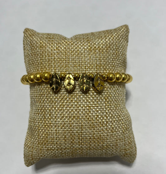 "Gold leaf" Bracelet Single