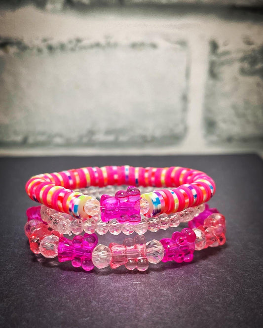 "Gummy Bear" Bracelet Stack