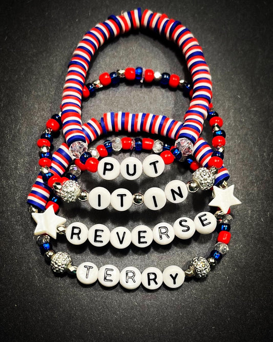 “Reverse” Bracelet stack