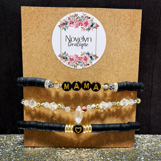 "Mama" set style 1- Bracelet Stack