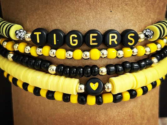 "Tigers" Bracelet Stack